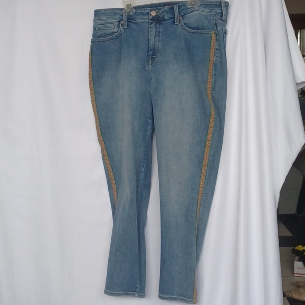 Not Your Daughters Jeans Alina Legging, Size 12, Stretch, 34" Waist, 27" Inseam